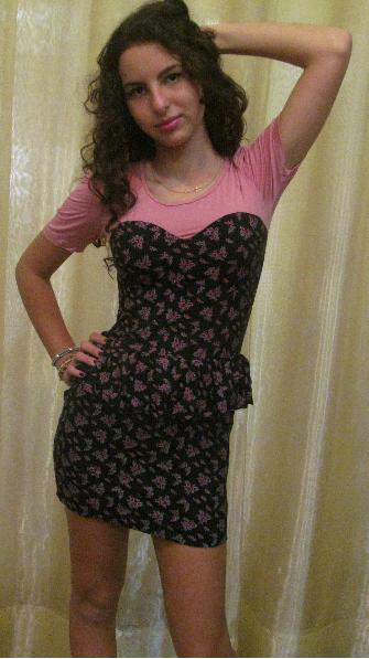 Vestido Malha Floral